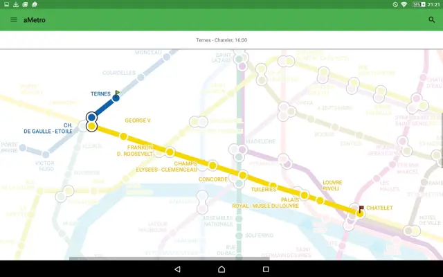 aMetro android App screenshot 3